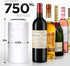 750ml 6+ Premium Wine Chiller - Stainless Steel Wine Bottle Cooler, Vacuum Insulated & Double-Walled - Keeps Wine Cold