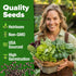 20 21,700+ Pack (20 HOME GROWN Variety Lettuce Seeds Bulk Heirloom Non-GMO High Germination, Romaine, Butterhead