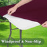 6 Pack 8 Red,30" 96") Foot Picnic Table Cover Fitted Elastic Tablecloth for Rectangle Tables Waterproof Stretch