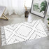 HAOCOO Boho Bathroom Rug 2'x 3', Cotton Woven Washable Small Area Rugs with Tassels for Kitchen