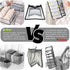 ULENDIS 9 Pack Wardrobe Clothes Organizer for Drawers, Foldable Mesh Separation Box, Drawer Dividers for Clothes