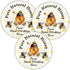 Set 40 of Natural Honey Jar Labels - Glossy Stickers & Tags