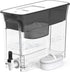 Waterdrop 35-Cup Slim Water Filter Dispenser, Large Capacity, 200-Gallon Long-Life, BPA Free, Black (with 1 Filter)