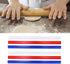 Silicone Rolling Strip, 6 Pcs Silicone Rolling Pin Guides 2/4/6mm, Rolling Pin Guides for Thickness Guide Pastry Cookie Kitchen Restaurant