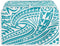 Durable Polynesia Pattern Toaster Cover, Washable Dustproof Kitchen Appliance Cover with Top Hook