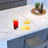 DHARANA Tempered Glass Cutting Board, Scratch Resistant and Heat Resistant, Non-Slip Feet, 10"x14"