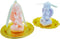2 Angel Soy Wax Candles with 2 Golden Candlestick Tray, Scented Decorative Candles for Home Decoration and Relaxation