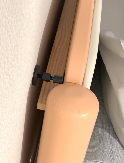 2PCS 1.18-4.13in Adjustable Threaded Bed Frame Anti-Shake Tool, Upgraded Headboard stoppers with Free Furniture Pads