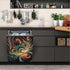 Mandala Dishwasher Magnetic Cover, Beautiful Kitchen Decoration, Self Adhesive Magnet Refrigerator Decal