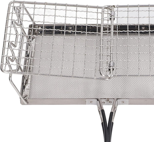 Camping Stove Toaster Outdoor Barbecue Bread Rack, Portable Stovetop Folding Cake Baking