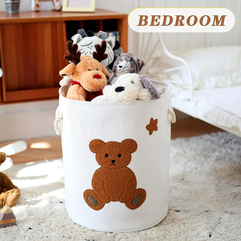 58L INough Large Laundry Basket Tall Baskets Storage for Dirty Clothes, Toys Storage Bins Baby Hamper Clothes Hamper