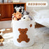 58L INough Large Laundry Basket Tall Baskets Storage for Dirty Clothes, Toys Storage Bins Baby Hamper Clothes Hamper