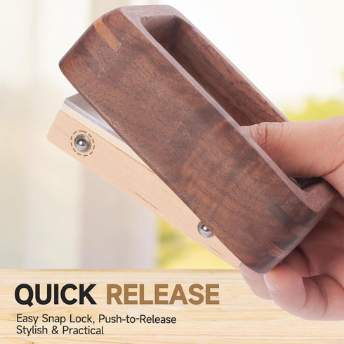 1x1.4 1.8x2.4 2x3 Solid Walnut Mini Picture Frame, Small Wood Photo Frame with Decorative Joinery Corners, Instax