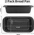 Novery 2PCS 8 4 Nonstick Bread Pan - x Carbon Steel Loaf Baking Pans, DishesRectangle Baking Supplies for Homemade