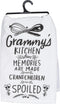 Primitives by Kathy Boho Cotton Kitchen Towel Set, Funny Sayings, 28"x28", Housewarming Gift