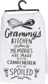 Primitives by Kathy Boho Cotton Kitchen Towel Set, Funny Sayings, 28"x28", Housewarming Gift