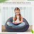 Sliner 2 Pcs Stuffed Animal Storage Bean Bag Chair Cover, Large Zipper Bean Bag Cover for Adults (No Filler), Soft