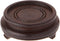 Bard's Dark Wood Decorative Base - 1.125" H x 2.875" W x 2.875" D for Display