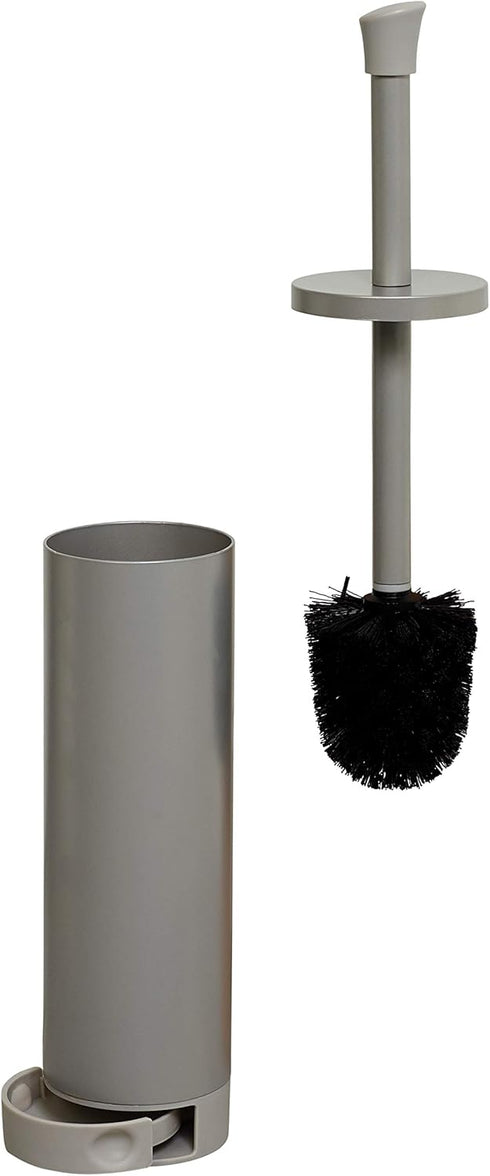Zenna Home Nickel Smart Accessories NeverRust Rustproof Toilet Bowl Brush Holder (EBH1ALBNL)