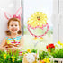 17" LAMPHOME Lighted Hatching Baby Chick in Egg Easter Window Silhouette