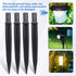 25pcs 5.5X0.55inch Angoily Solar Light Stakes, Ground Spikes Light Replacement Stakes, Halloween for Garden Lighting