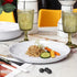 6pcs 10inch Set Webbylee Melamine Pasta Plates - Dinnerware Dishes for Indoor and Outdoor Use, Break-resistant, White