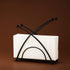 Stainless Steel Napkin Holder for Tables, Modern Matte Black Napkin Holder for Kitchen and Cocktail Tables