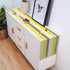 Decor(13x72 inch) Emvency Yellow Abstract Table Runner, Modern Grey White Striped Dining Decor for Kitchen Coffee Table