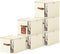 Clothes Storage Bins with Sturdy Frames, Foldable Fabric Clothing Organizer Box for Moving, Sweater Storage Cube with