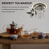 Hemoton Tea Strainer Insert with Lids, Stainless Steel Tea Infuser, Metal Teapot Replacement Mesh Strainer Accessories