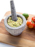 Kota Japan 6 2 Set Heavy Granite Cup Mortar & Pestle Natural Stone Molcajete Bowl and Grinder for Spices, Herbs