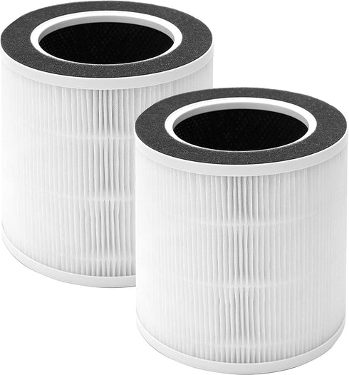 VK-6067B Filter, 2-Pack, Compatible with Vremi and HOKEKI Air Purifiers, 3-in-1 H13 True HEPA
