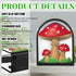 Cinnvoice Countertop Country Mushroom Paper Towel Holder Napkin Holder Tabletop Tissue Stand Decor for Kitchen Rustic
