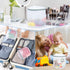 Vivifying Bra Bags for Laundry, 2 Pack Honeycomb Mesh Washing Bags for Lingerie, Delicates, Sock and Baby Clothes
