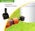 Bit(20) Horizontal Chicken Water Nipples Automatic Poultry Waterer Nipples Kit Drinker with Drill