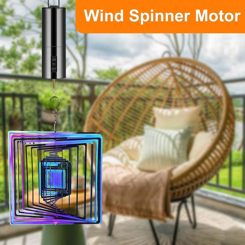 Wind Spinner Motor, Battery Operated Hanging Display Motor, 20 RPM Rotating Motor for Yard Decor