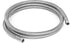 JUWO 6 FT Refrigerator Water Line, 1/4 Inch Compression Stainless Steel Hose Connector for Small Residences