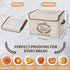 Amalflorid 68-131 99H 6-Layer Folding Bread Proofing Box, Dough Proofer with Temp Control & Timer, Proofing Box