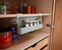 Joseph Joseph CupboardStore Under-Shelf Spice Rack Space-Saving Kitchen Organizer, Made from Recycled Plastic