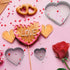 5 Pieces Heart Cookie Cutter - 3.95", 3.35", 2.75", 2.36", 1.37" Valentine s Day Cookie Cutters for Baking and