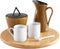 Lazy Susan Organizer for Cabinet, Pantry or Tabletop – 10" Bamboo Turntable for Kitchen, Counter, Spice Rack