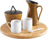 Lazy Susan Organizer for Cabinet, Pantry or Tabletop – 10" Bamboo Turntable for Kitchen, Counter, Spice Rack