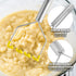 Zulay Potato Masher with Premium Silicone-Coated Stainless-Steel Design for Smooth Mashed Potatoes, Vegetables, Fruits