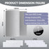 20" 120" 8 48Pcs x Cut to Size Air Filter Material, MERV Triple Air Vent Filters, HVAC Furnace Filters Kit Vent Filter