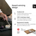 Set 2 Set LARS NYSM Cheese Slicer and Knife pcs. I Cheese Knife & Cutter Made of Stainless Steel (Stainless Steel)