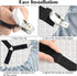 Morcheiong 4 Pack Adjustable Bed Sheet Fasteners Straps - Black, Bedding Holder Strap for Bedsheet Tie Downs