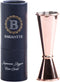 BARIANTTE Cocktail Jigger for Bartending, 2 oz 1 oz Japanese Measuring Shot Glass in Rose Gold