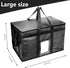 Transport,23 15 14 inches,Heavy XXXL Large Insulated Collapsible Cooler Bags with Zipper Closure, Reusable Grocery