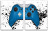 Gaming Artwork Canvas Wall Art - Race Game Room Poster Prints, Gamepad Decor for Boys Room, 16x24 Inch Unframed