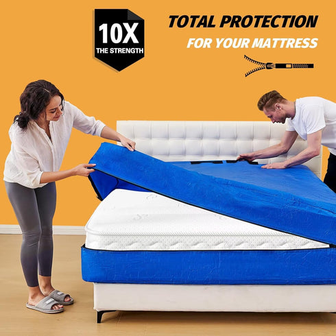 8 (52"x28"x6.5" Mattress Bags for Moving, BETU Mattress Protector Waterproof Mattress Cover Crib Size Storage Bags